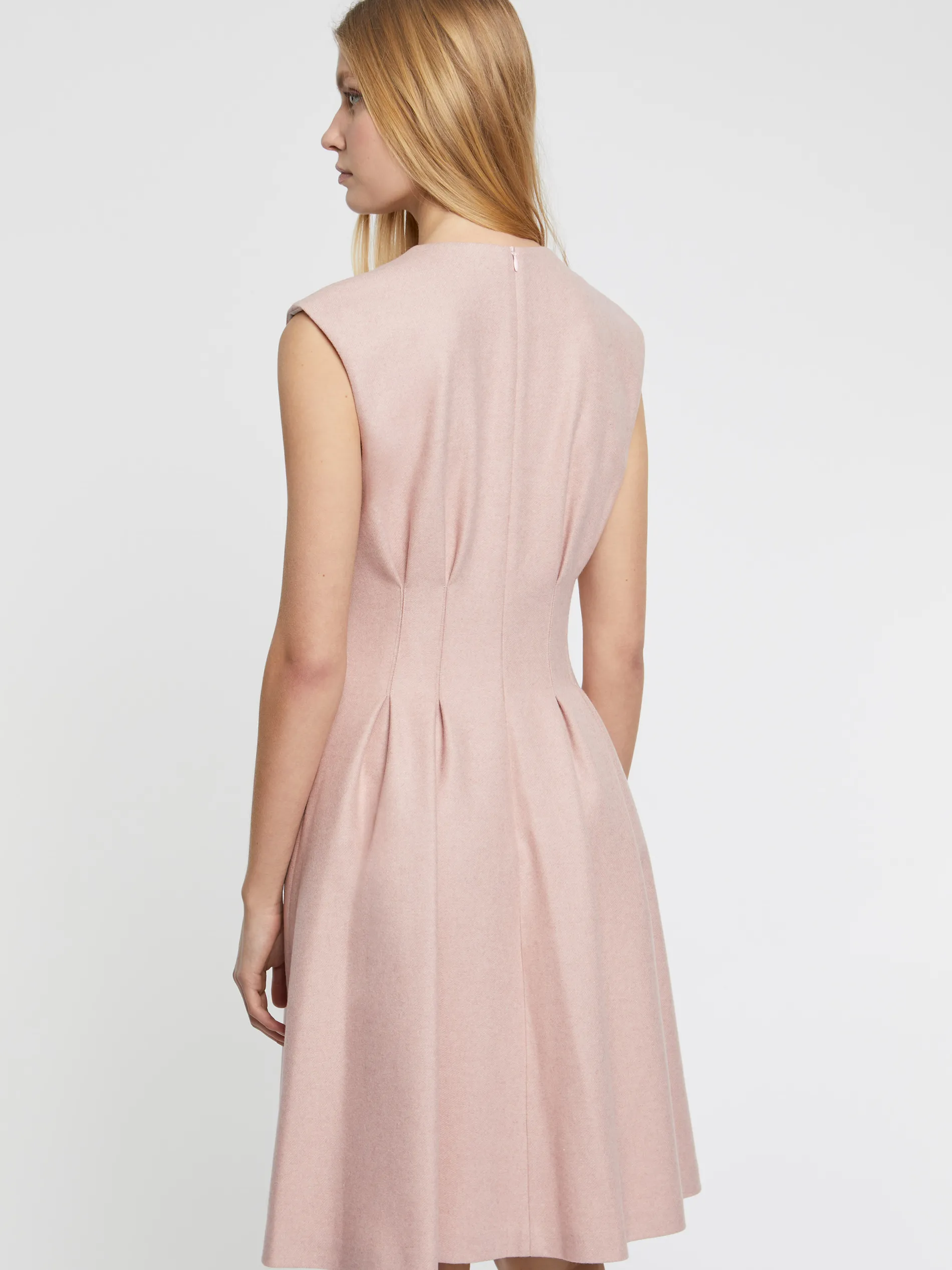 Paule Ka Robe Cintree En Flanelle<Femme Robes