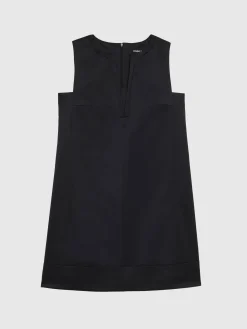 Paule Ka Robe Courte A Col Graphique En Satin Duchesse<Femme Robes
