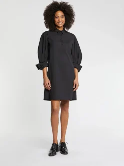 Paule Ka Robe Courte A Col Tunisien En Popeline De Coton<Femme Robes