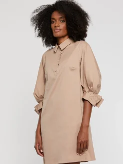 Paule Ka Robe Courte A Col Tunisien En Popeline De Coton<Femme Robes