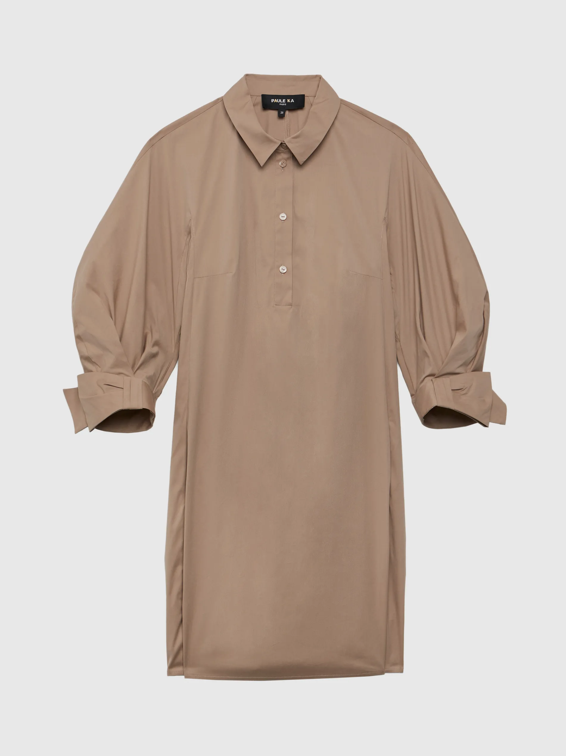 Paule Ka Robe Courte A Col Tunisien En Popeline De Coton<Femme Robes