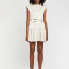 Paule Ka Robe Courte A Noeud En Satin Duchesse<Femme Robes