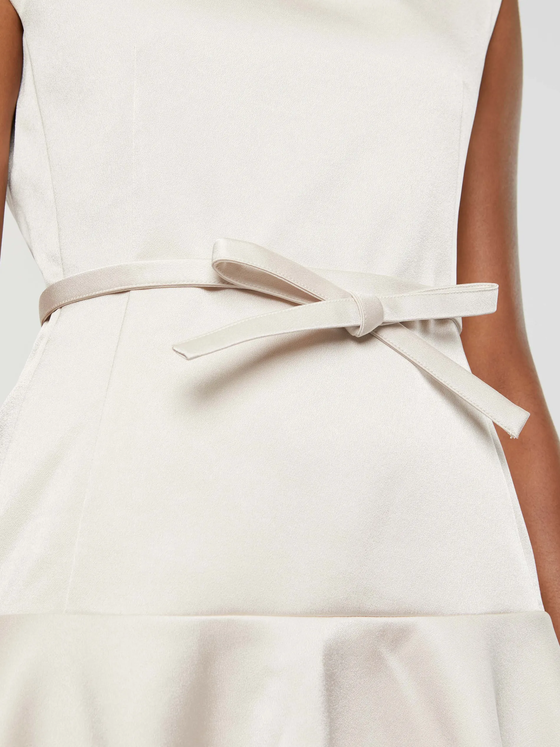 Paule Ka Robe Courte A Noeud En Satin Duchesse<Femme Robes