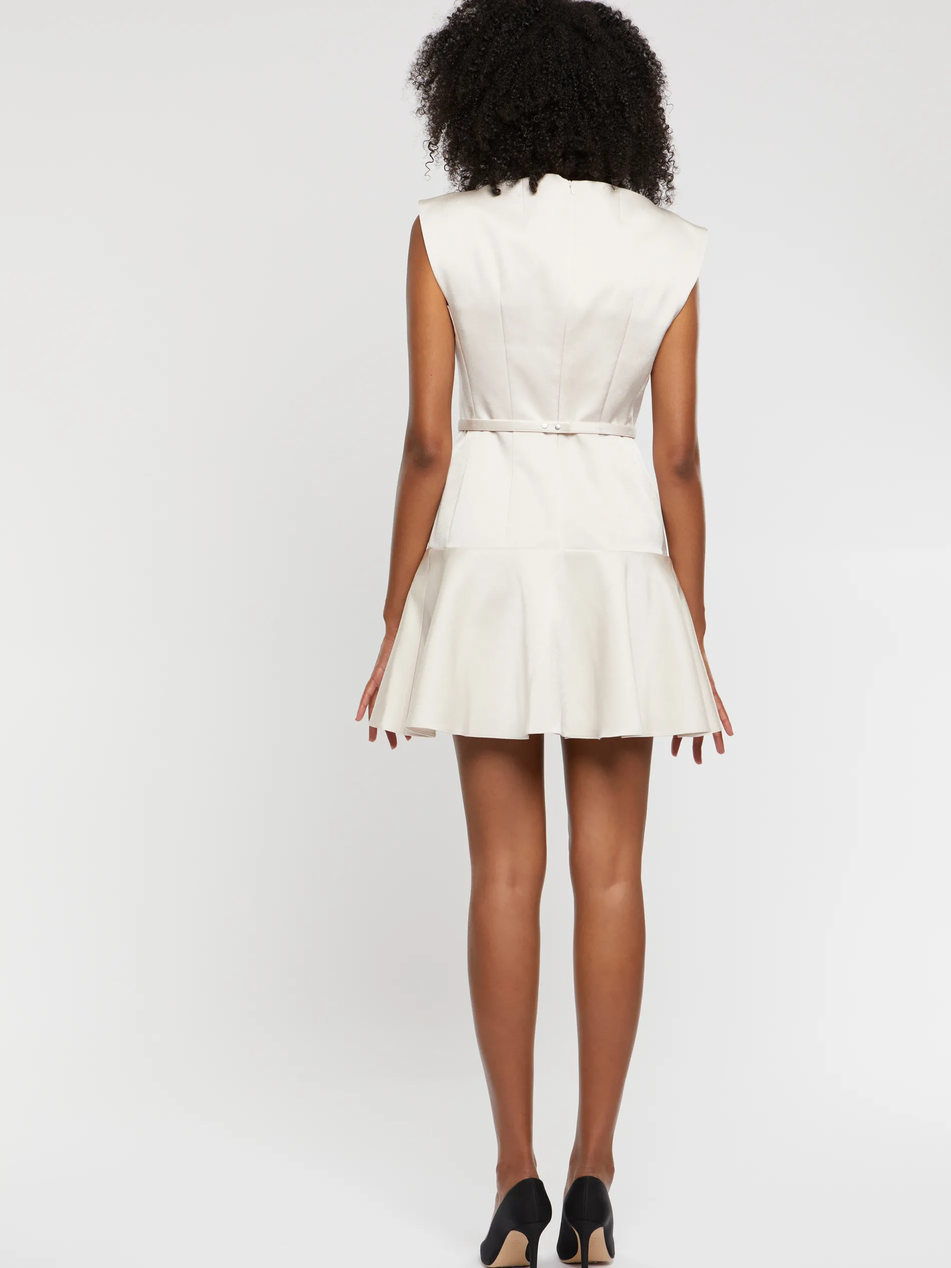 Paule Ka Robe Courte A Noeud En Satin Duchesse<Femme Robes