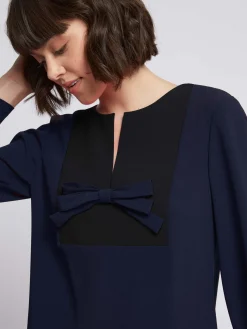 Paule Ka Robe Courte A Noeuds En Crepe Envers Satin<Femme Robes