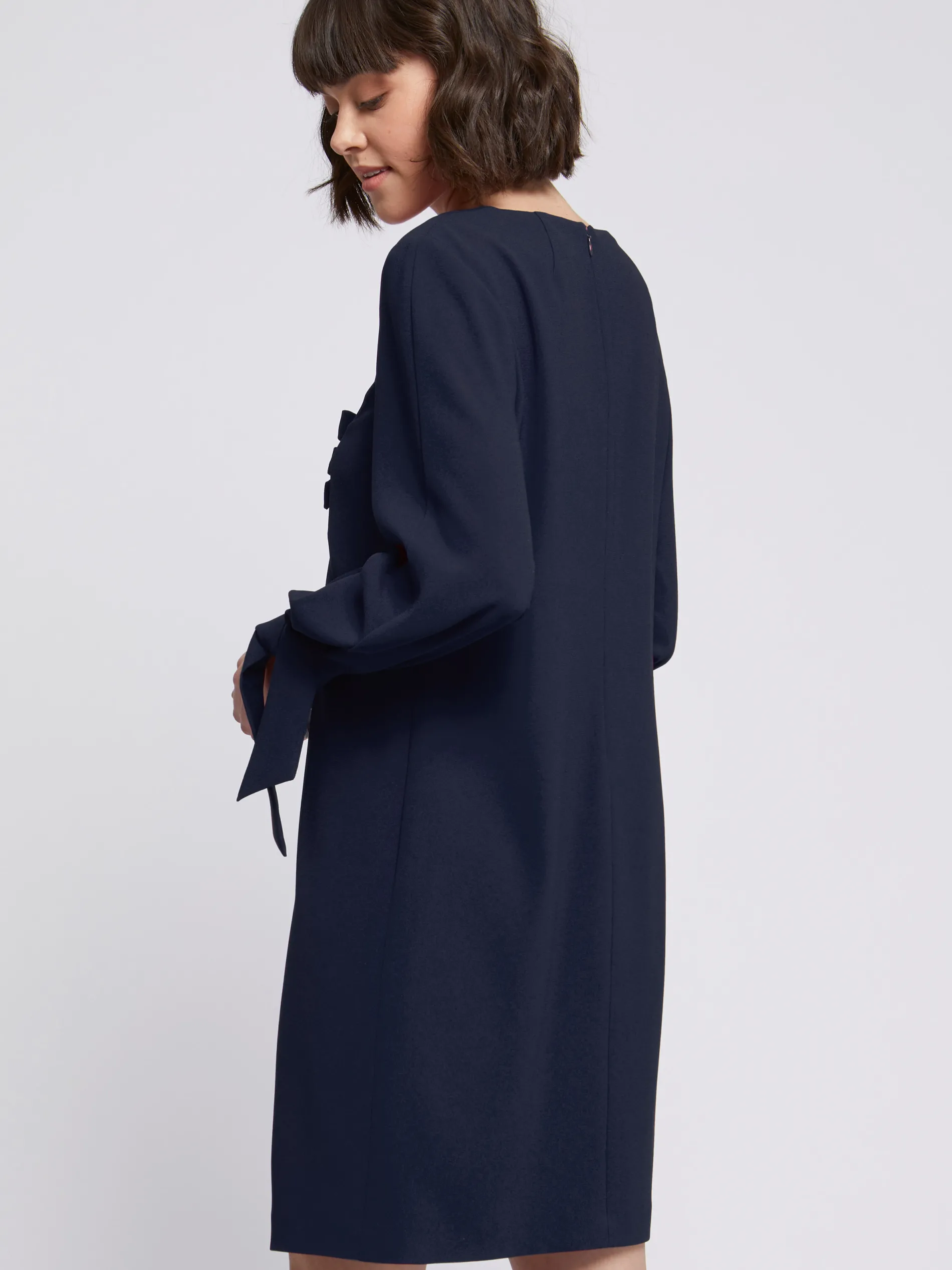 Paule Ka Robe Courte A Noeuds En Crepe Envers Satin<Femme Robes
