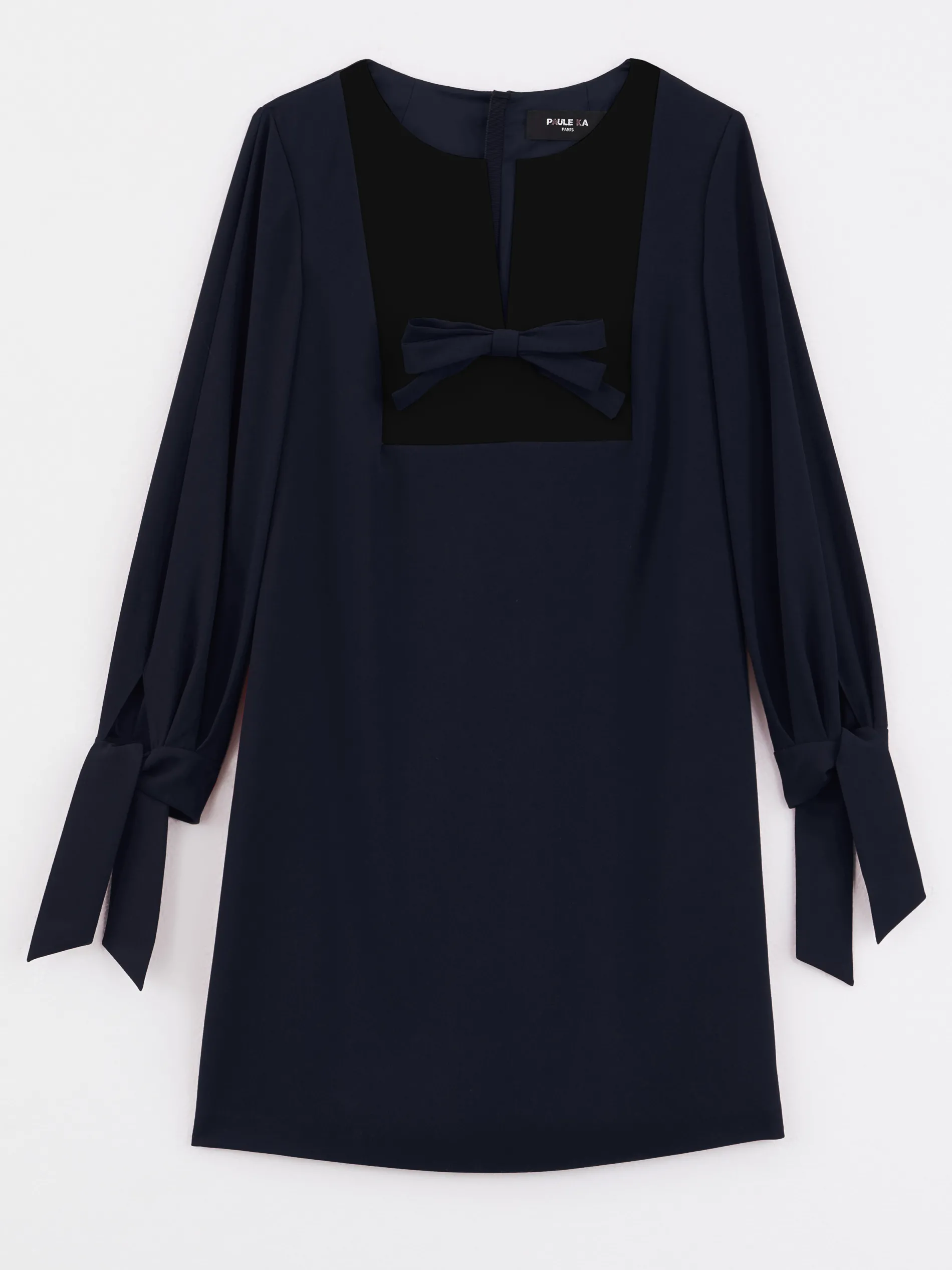 Paule Ka Robe Courte A Noeuds En Crepe Envers Satin<Femme Robes
