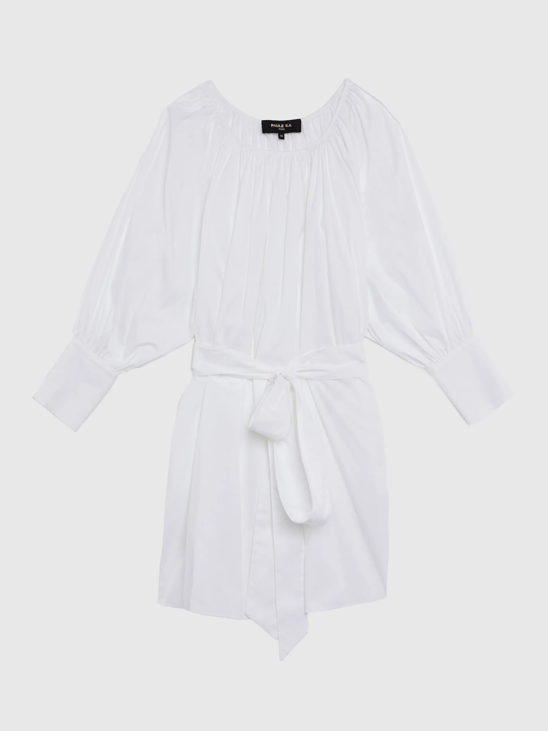 Paule Ka Robe Courte A Noeuds En Popeline De Coton<Femme Robes