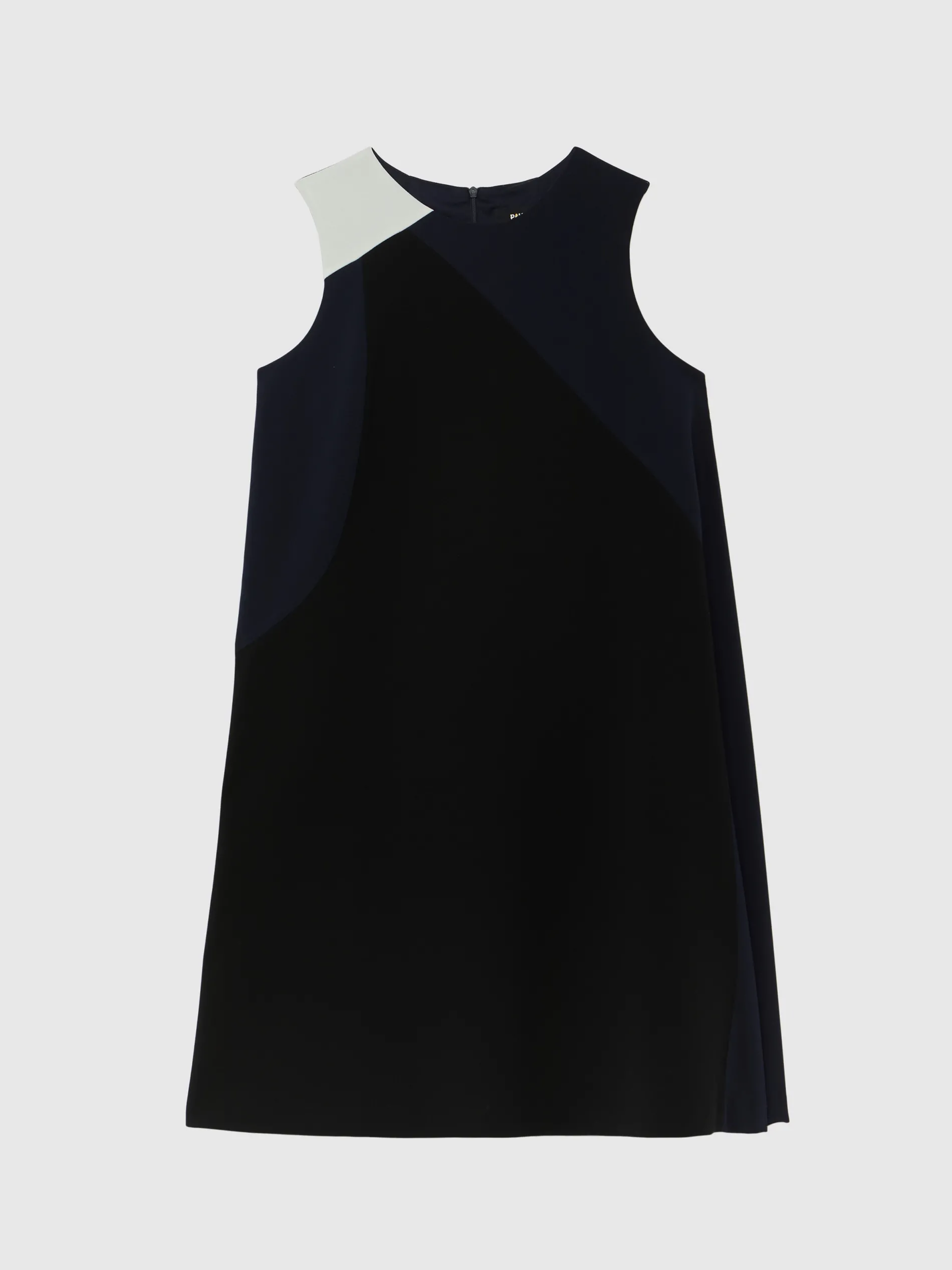 Paule Ka Robe Courte Bicolore En Tissu Crepe<Femme Robes