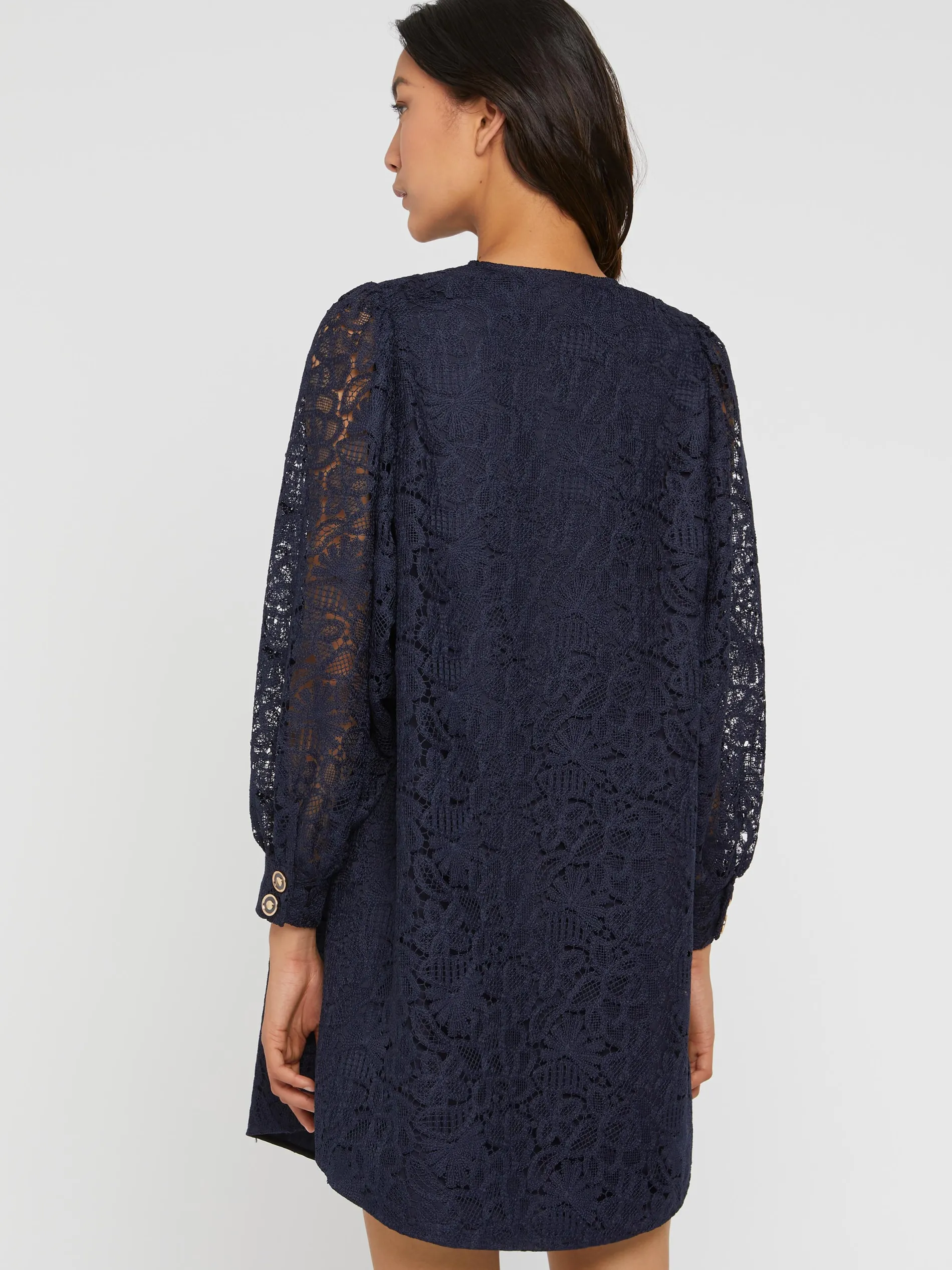 Paule Ka Robe Courte Boutonnee En Dentelle<Femme Robes