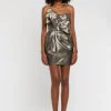 Paule Ka Robe Courte Bustier De Ceremonie En Lame<Femme Robes