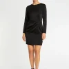 Paule Ka Robe Courte Croisee En Crepe De Satin<Femme Robes