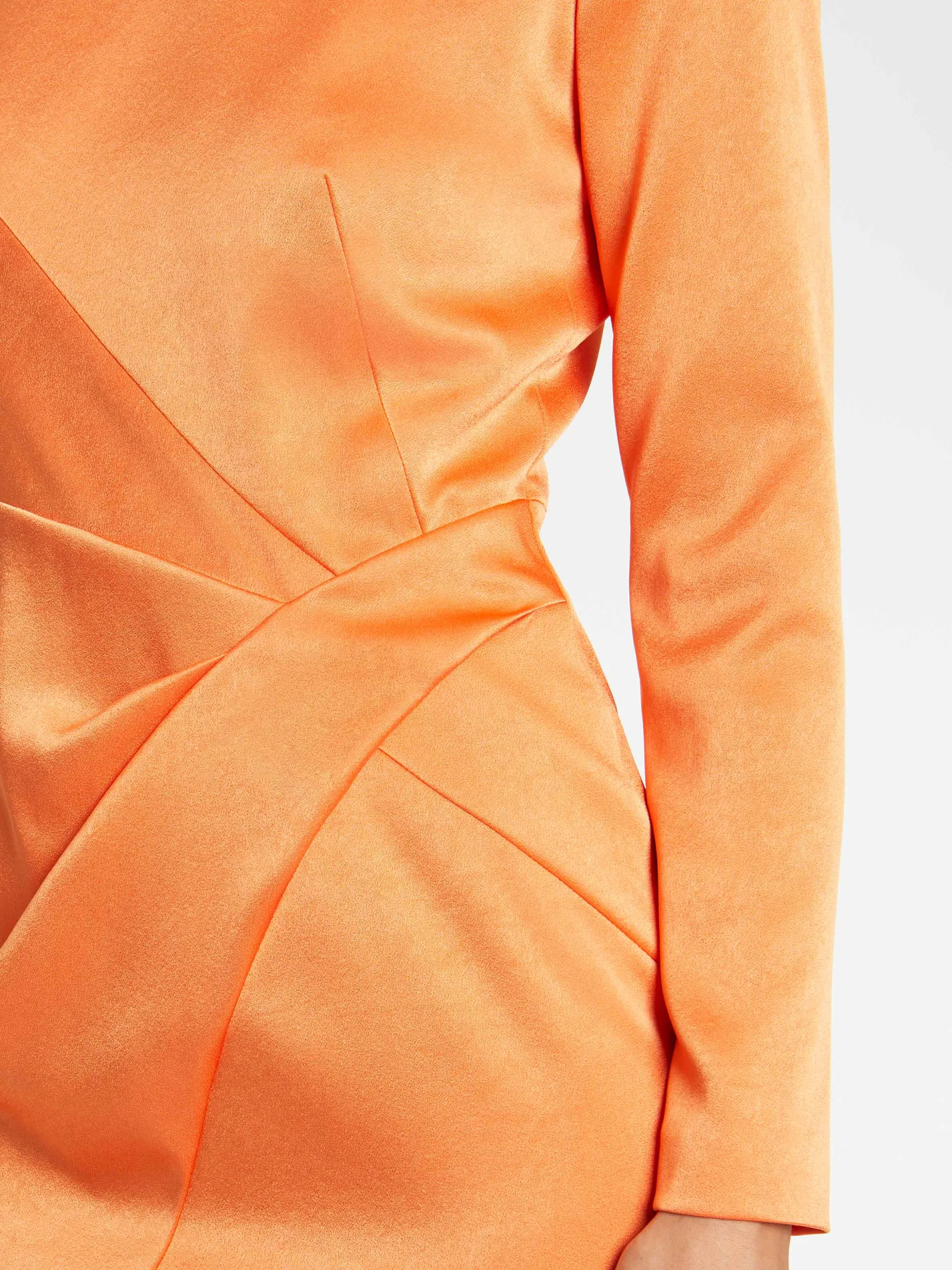 Paule Ka Robe Courte Croisee En Crepe De Satin<Femme Robes
