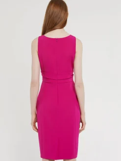 Paule Ka Robe Courte Croisee En Crepe Envers Satin<Femme Robes
