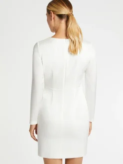 Paule Ka Robe Courte Croisee En Crepe De Satin<Femme Robes