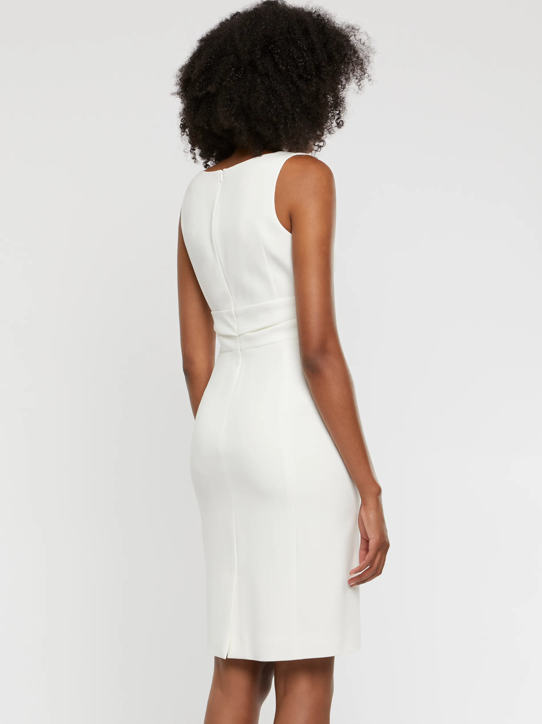 Paule Ka Robe Courte Croisee En Crepe Envers Satin<Femme Robes