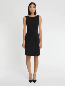 Paule Ka Robe Courte Drapee En Crepe Envers Satin<Femme Robes