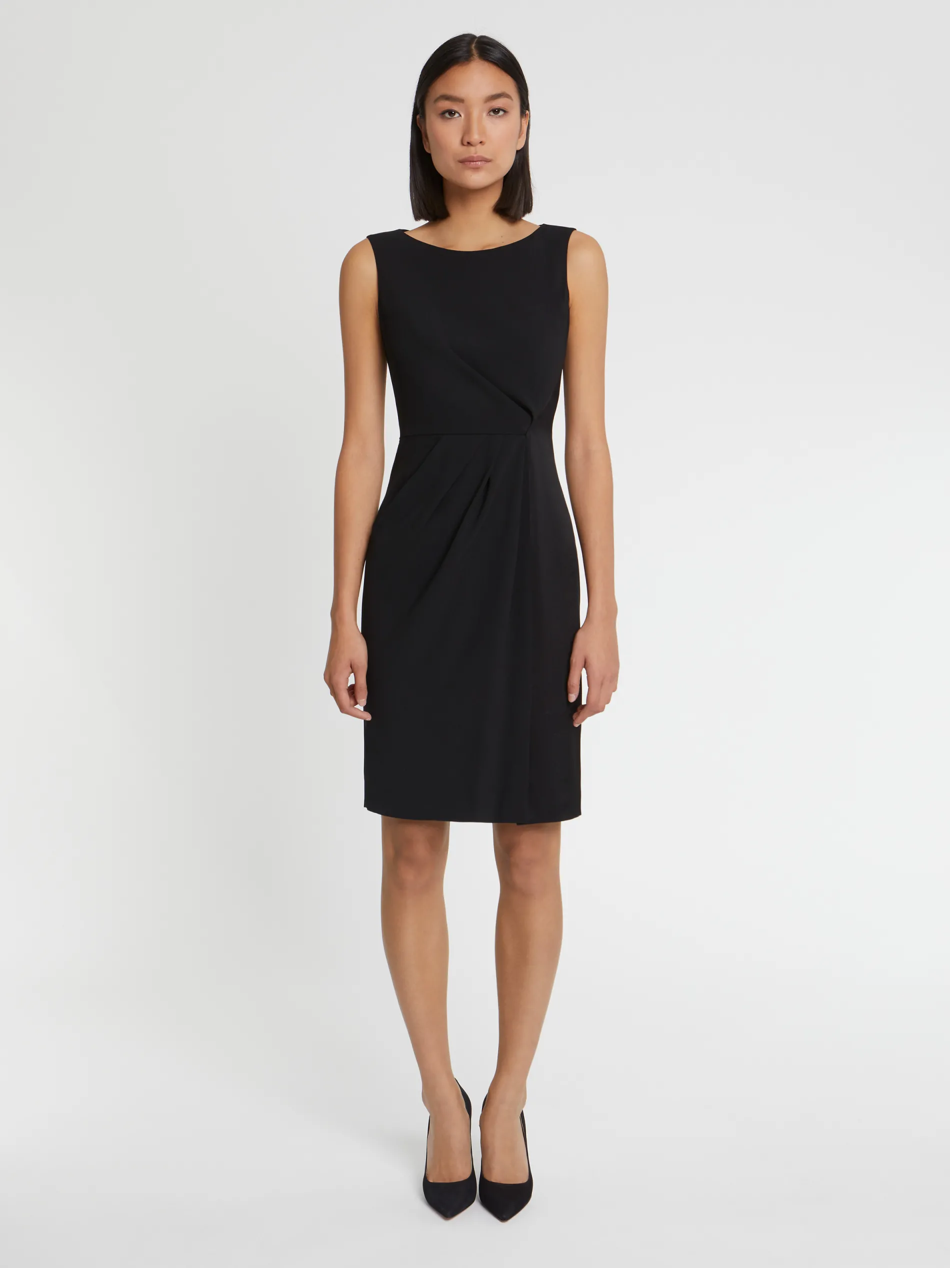 Paule Ka Robe Courte Drapee En Crepe Envers Satin<Femme Robes
