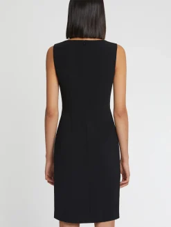 Paule Ka Robe Courte Drapee En Crepe Envers Satin<Femme Robes