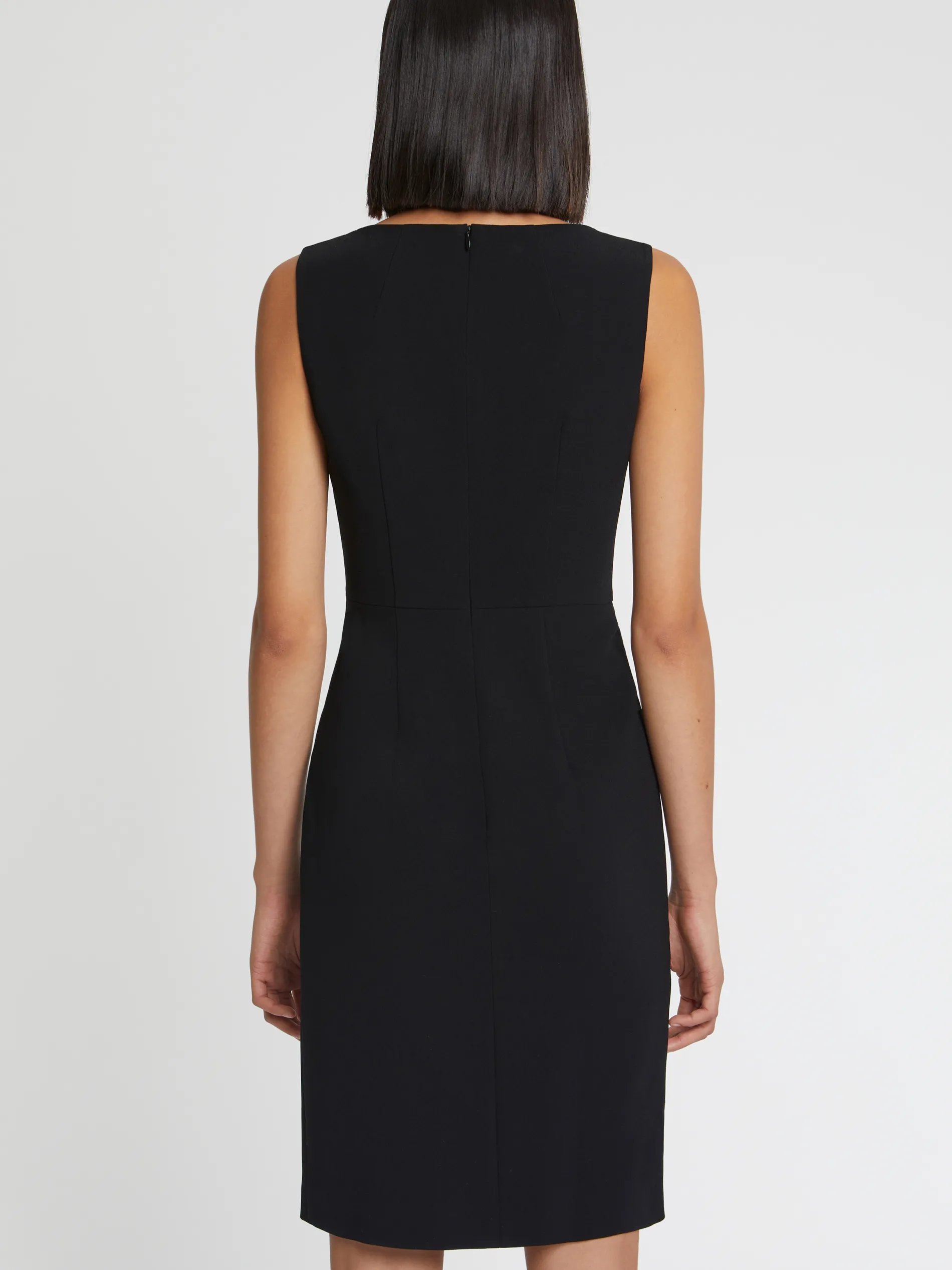 Paule Ka Robe Courte Drapee En Crepe Envers Satin<Femme Robes