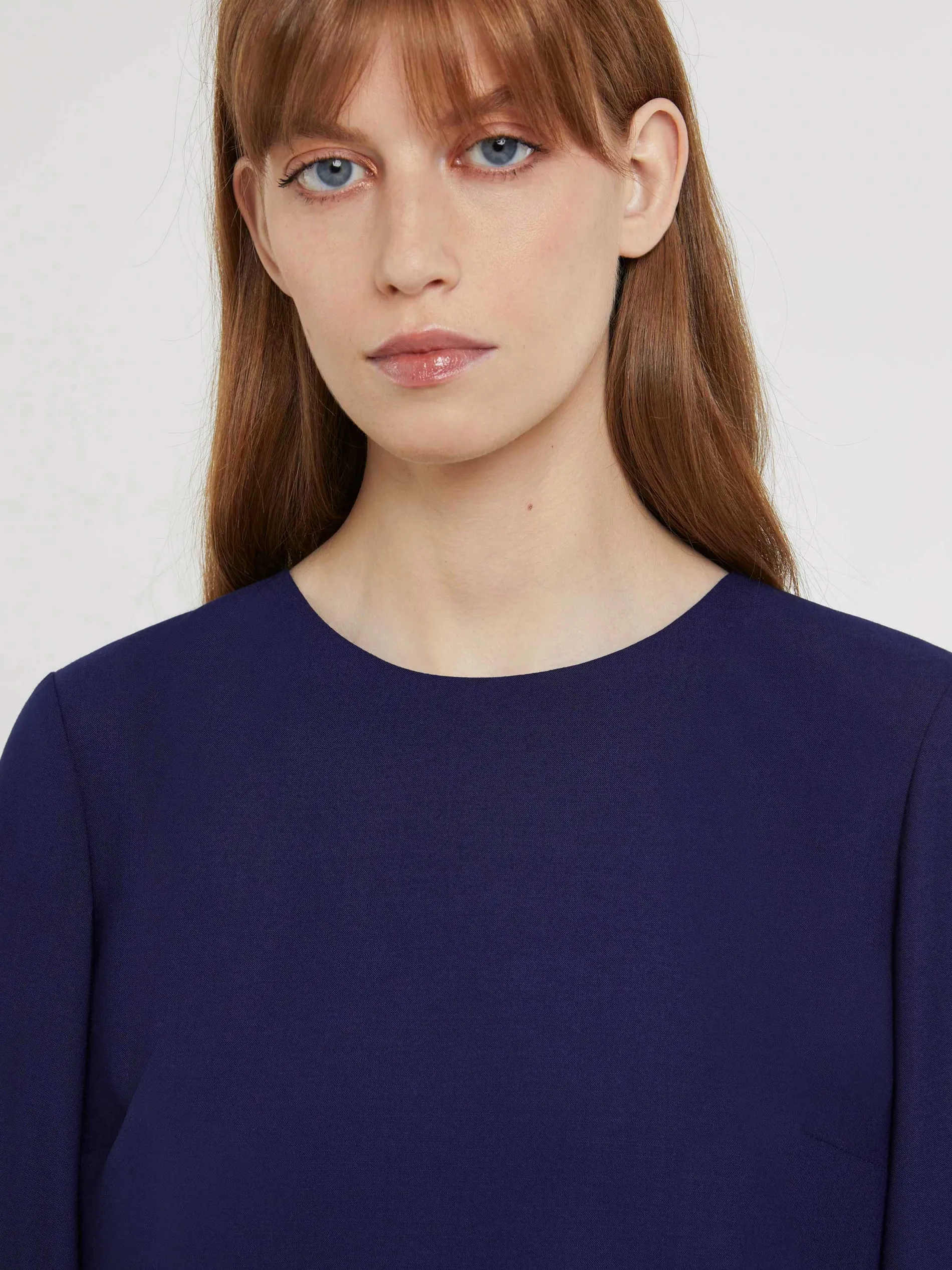 Paule Ka Robe Courte Droite En Laine Fine<Femme Robes