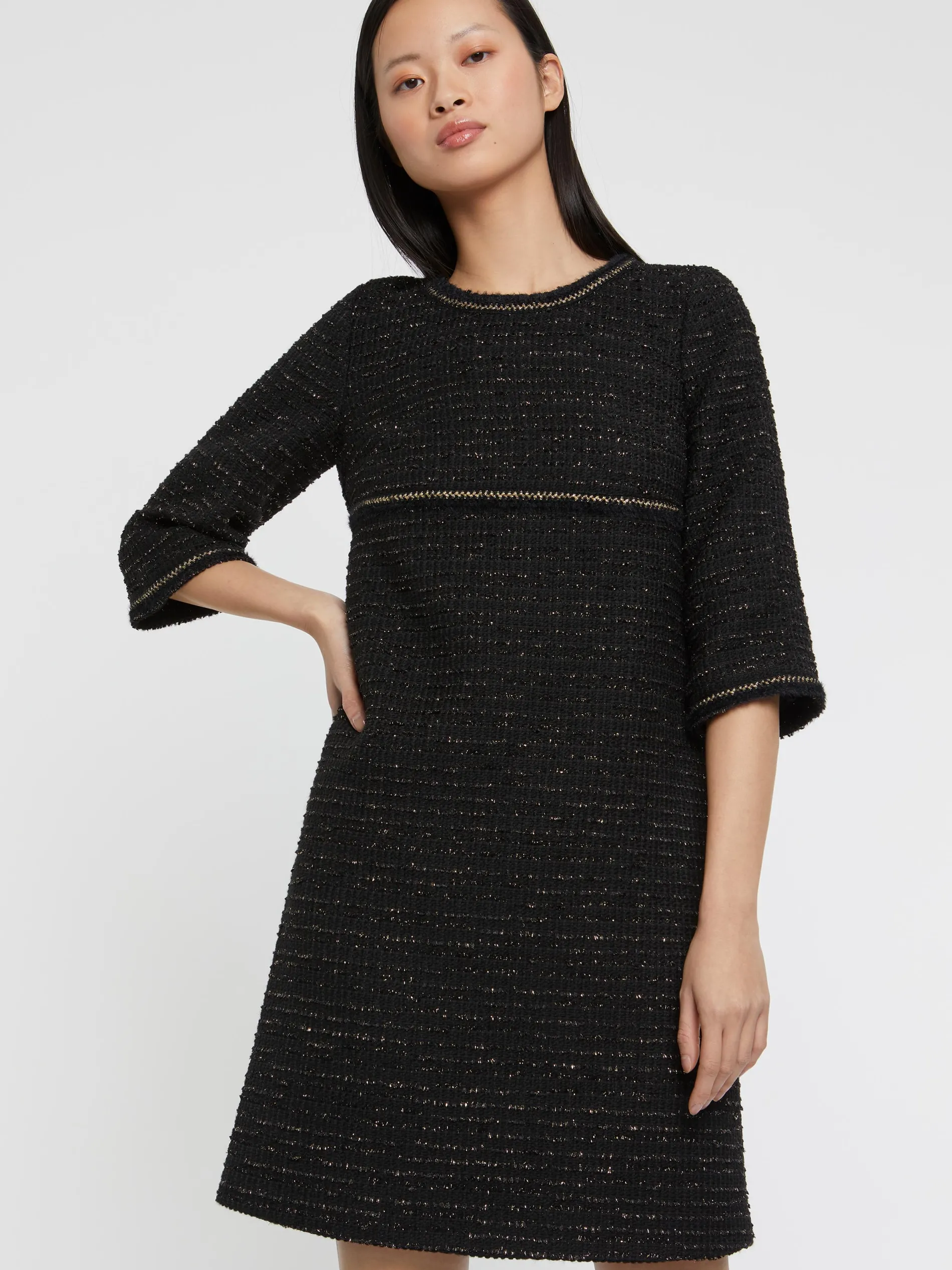 Paule Ka Robe Courte En Tweed Lurex<Femme Robes