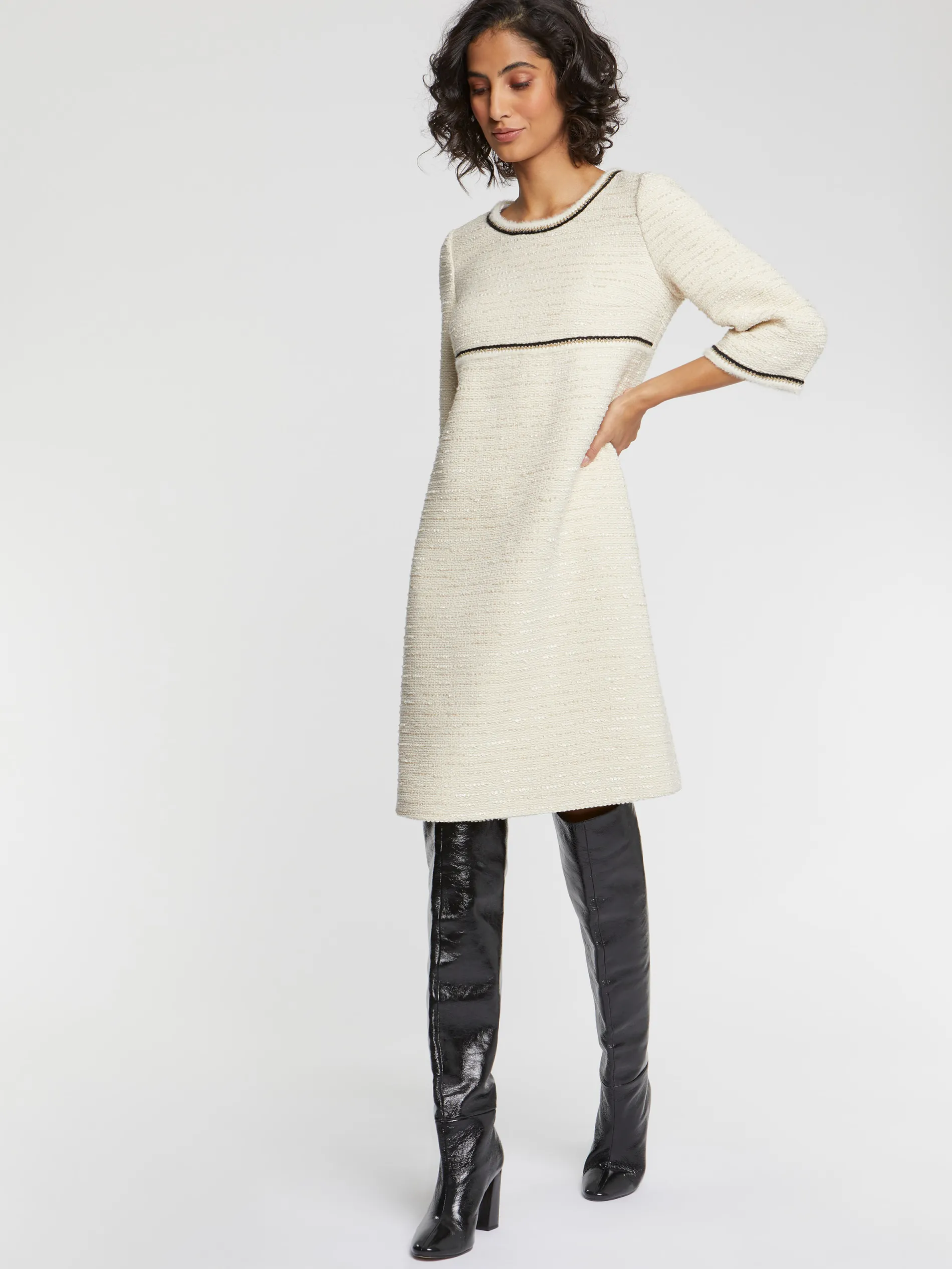 Paule Ka Robe Courte En Tweed Lurex<Femme Robes