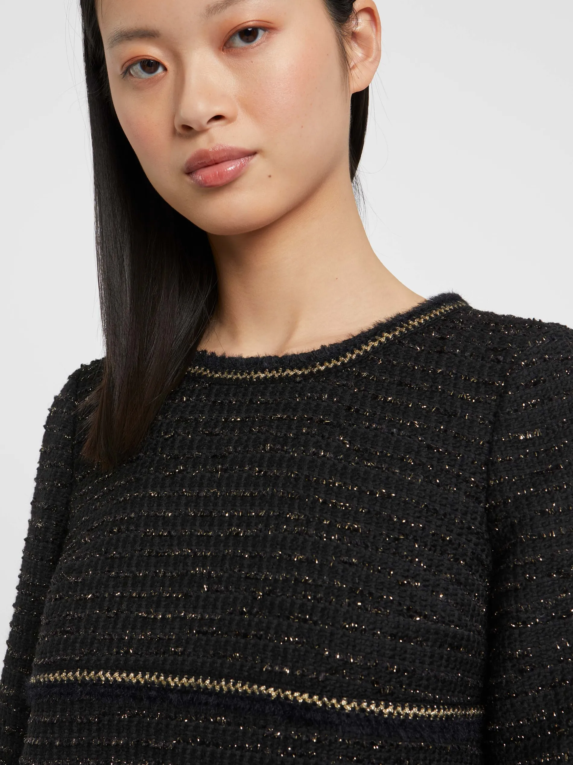 Paule Ka Robe Courte En Tweed Lurex<Femme Robes