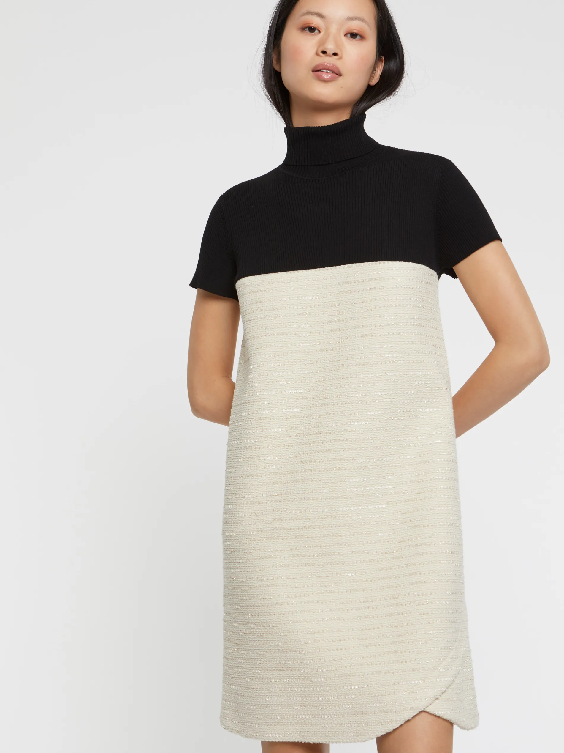 Paule Ka Robe Courte En Tweed Lurex<Femme Robes