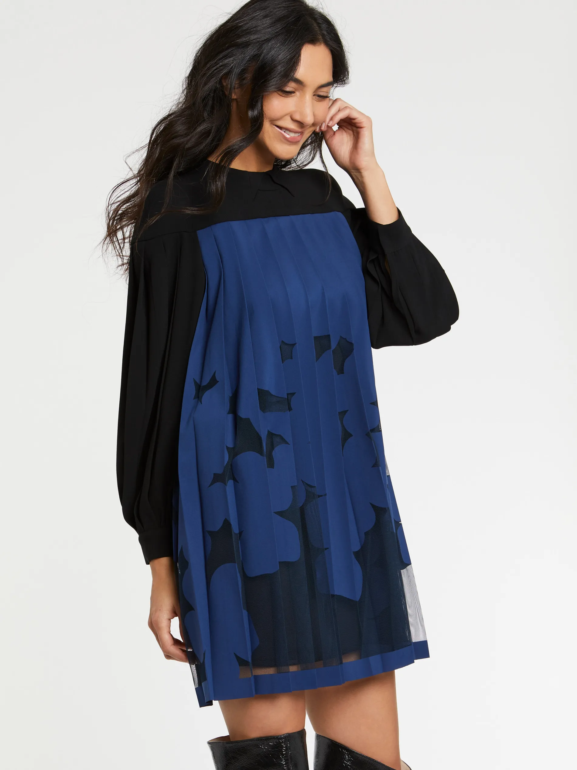 Paule Ka Robe Courte Plissee En Tulle<Femme Robes