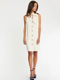 Paule Ka Robe Courte Sans Manches En Viscose<Femme Robes
