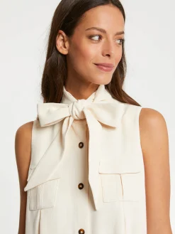 Paule Ka Robe Courte Sans Manches En Viscose<Femme Robes