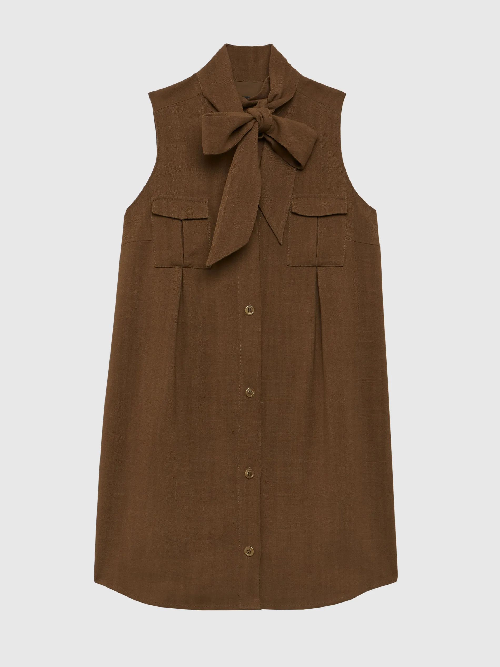 Paule Ka Robe Courte Sans Manches En Viscose<Femme Robes