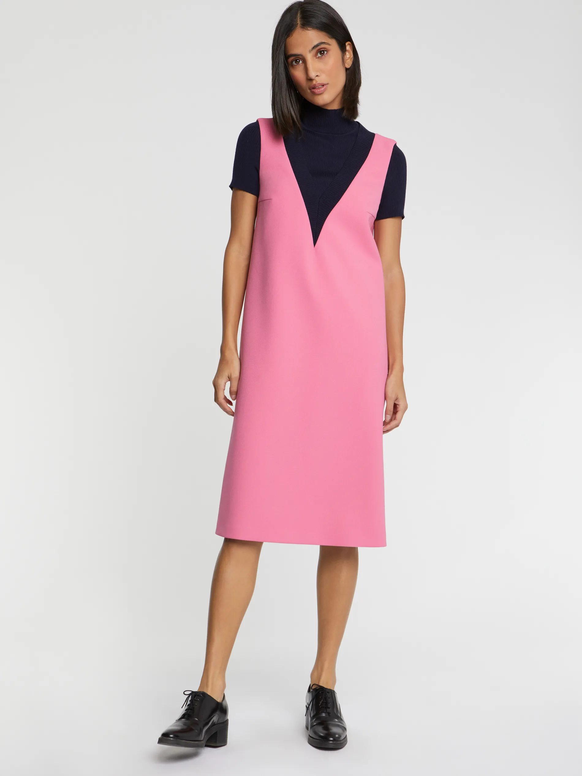Paule Ka Robe Courte Trapeze En Trompe L'Oeil<Femme Robes