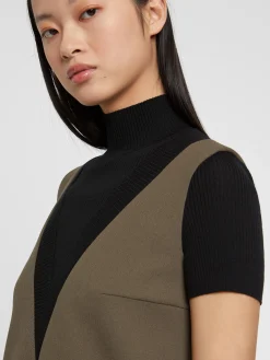 Paule Ka Robe Courte Trapeze En Trompe L'Oeil<Femme Robes