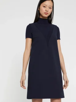 Paule Ka Robe Courte Trapeze En Trompe L'Oeil<Femme Robes