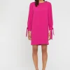 Paule Ka Robe Droite A Noeuds En Crepe Envers Satin<Femme Robes