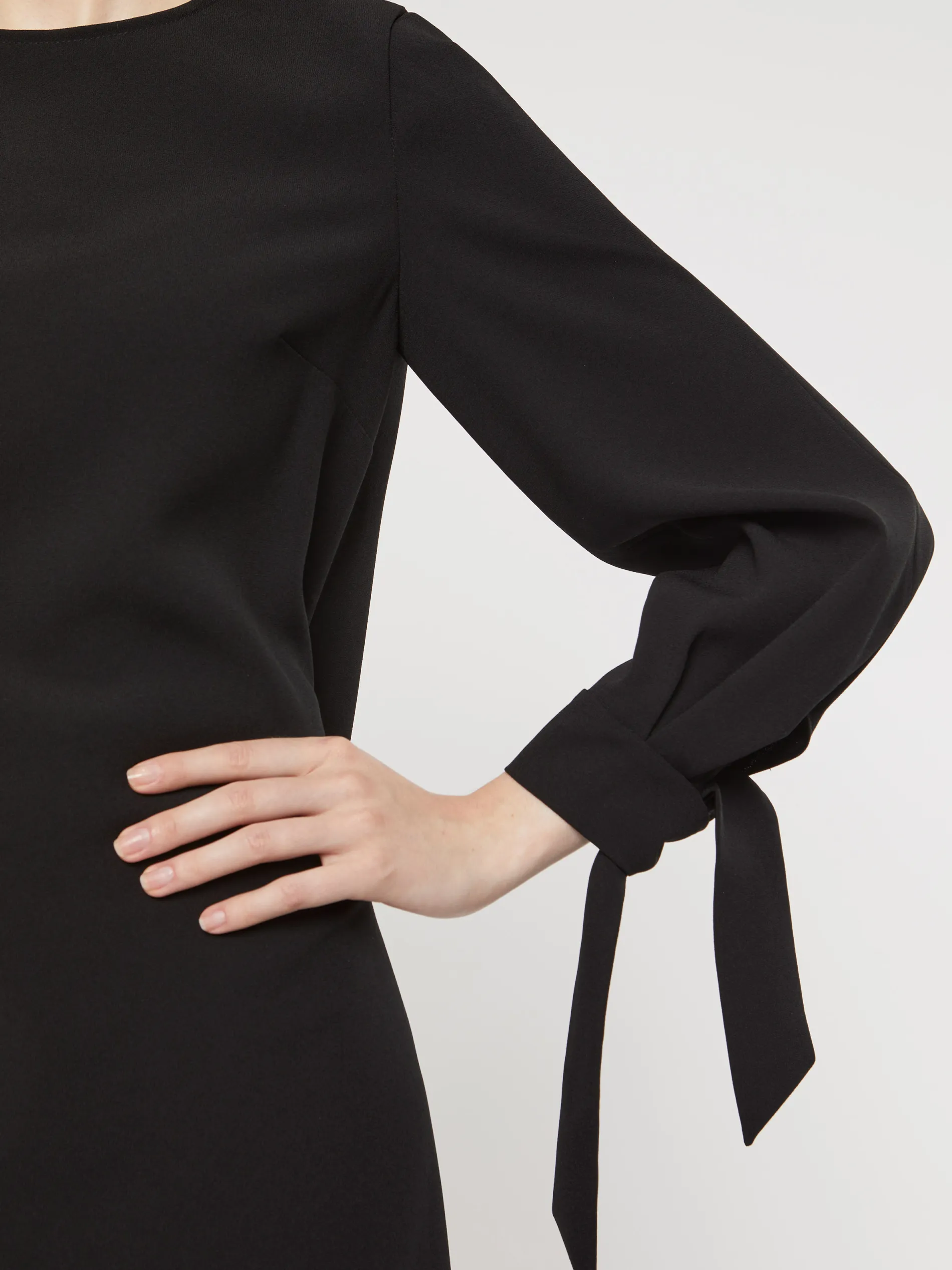 Paule Ka Robe Droite A Noeuds En Crepe Envers Satin<Femme Robes