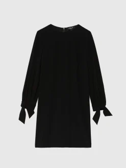 Paule Ka Robe Droite A Noeuds En Crepe Envers Satin<Femme Robes