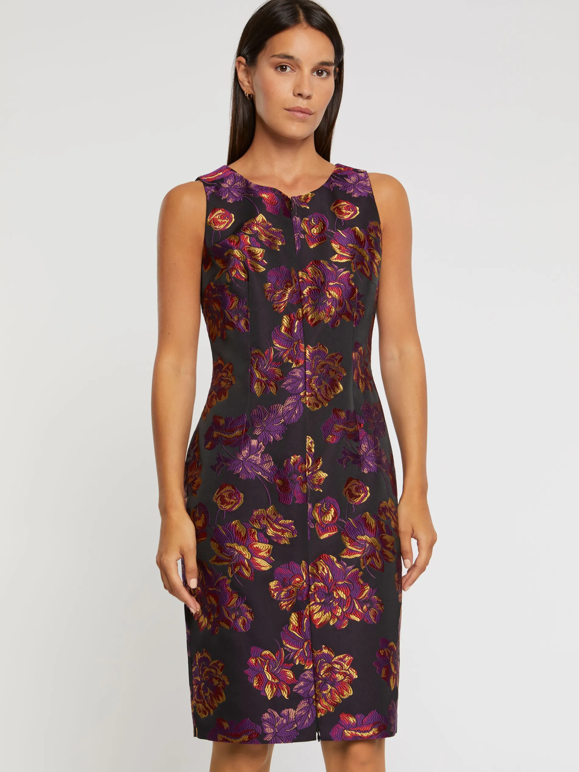 Paule Ka Robe Droite En Jacquard Floral<Femme Robes