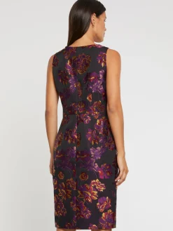 Paule Ka Robe Droite En Jacquard Floral<Femme Robes