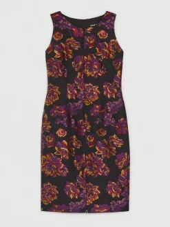 Paule Ka Robe Droite En Jacquard Floral<Femme Robes