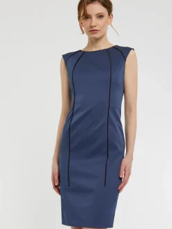 Paule Ka Robe Droite En Satin<Femme Robes