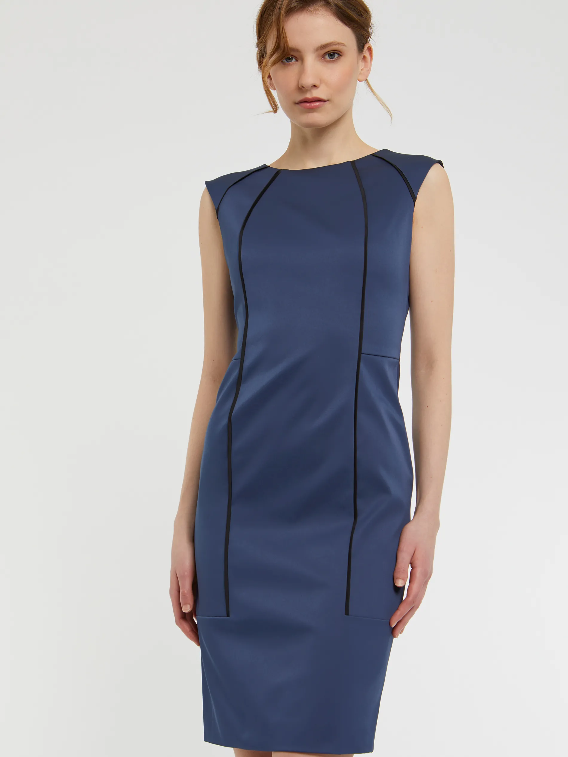 Paule Ka Robe Droite En Satin<Femme Robes