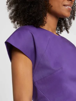 Paule Ka Robe Droite Mi-Longue En Gabardine De Coton<Femme Robes