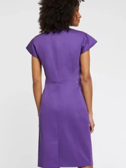 Paule Ka Robe Droite Mi-Longue En Gabardine De Coton<Femme Robes