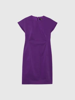 Paule Ka Robe Droite Mi-Longue En Gabardine De Coton<Femme Robes
