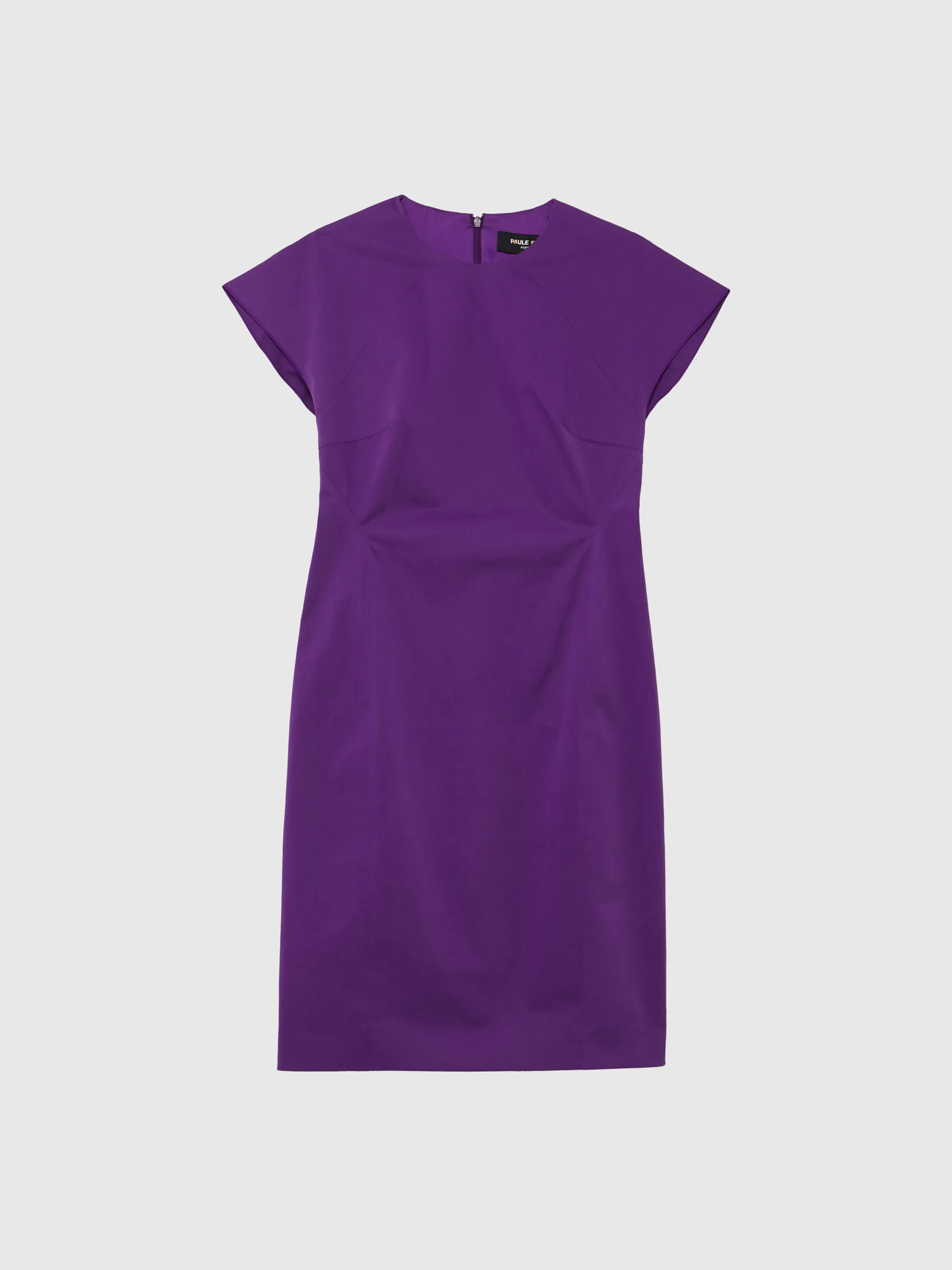 Paule Ka Robe Droite Mi-Longue En Gabardine De Coton<Femme Robes