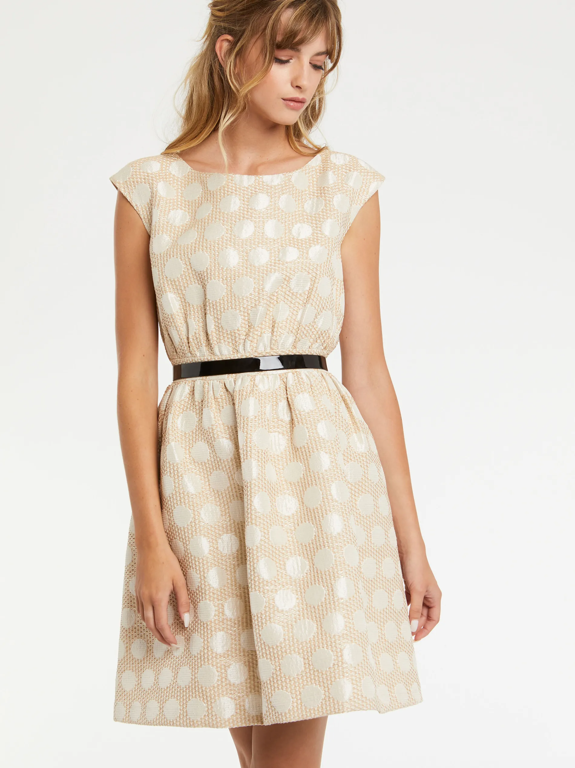 Paule Ka Robe En Jacquard Cannage A Pois<Femme Robes