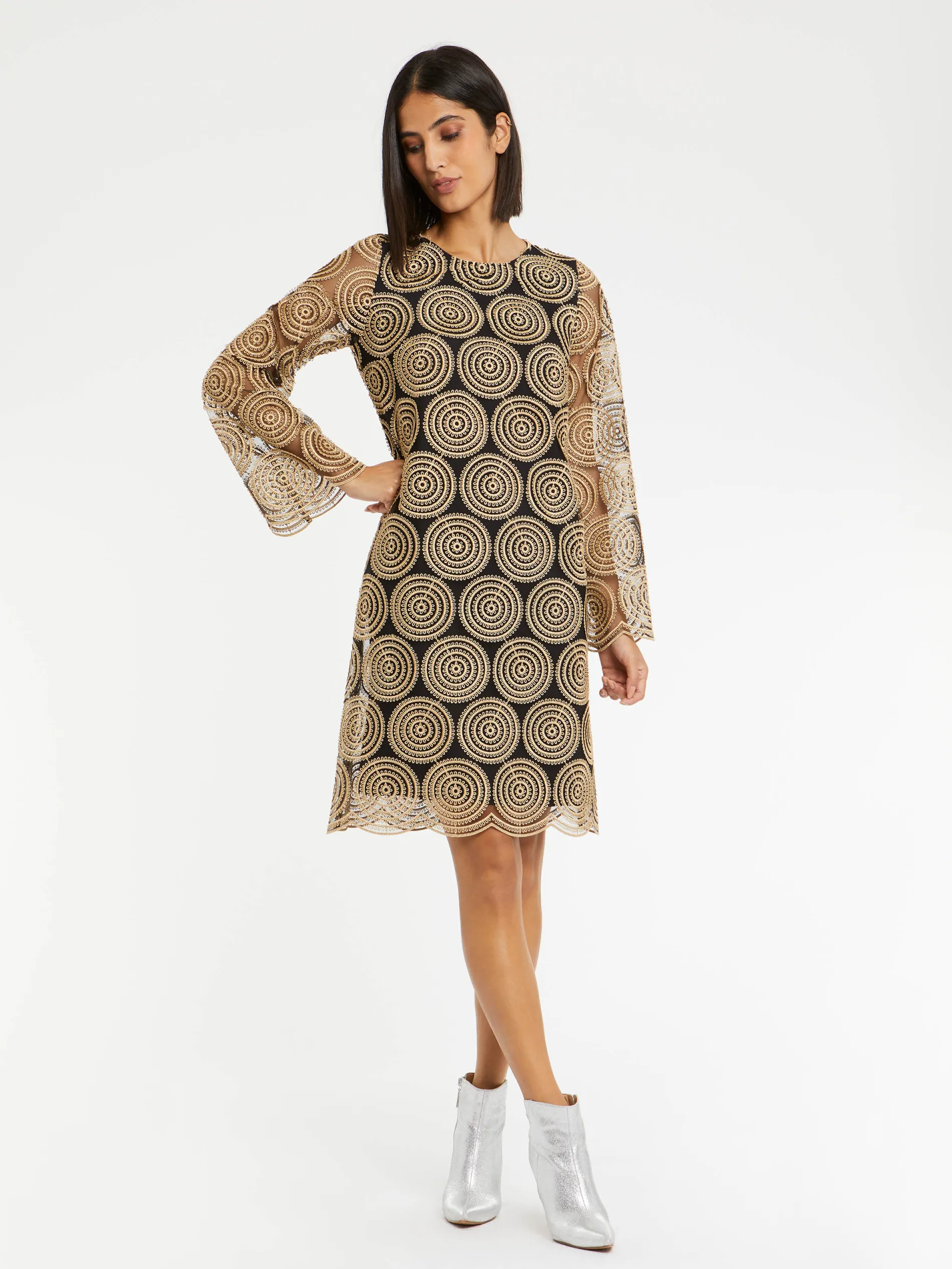 Paule Ka Robe En Tulle Brode<Femme Robes